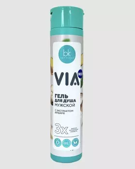 VIA mix Гель для душа мужской с экстрактом имбиря, 320г
