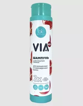 VIA mix Шампунь с экстрактом граната, 390г