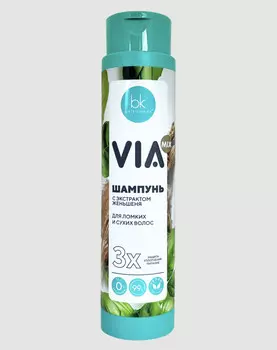 VIA mix Шампунь с экстрактом женьшеня, 390г