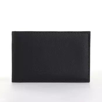 Визитница, 18 карт, цвет черный
