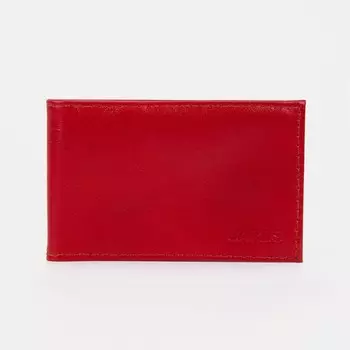 Визитница, 18 карт, цвет красный