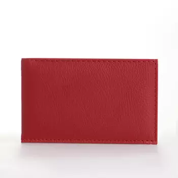 Визитница, 18 карт, цвет красный