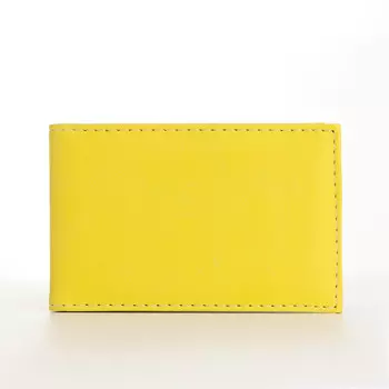 Визитница, 18 карт, цвет желтый