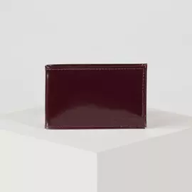 Визитница, 18 карт, textura, цвет бордовый