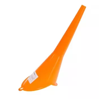Воронка для гсм, пластик, оранжевый, диаметр 85 мм, длина 29 см