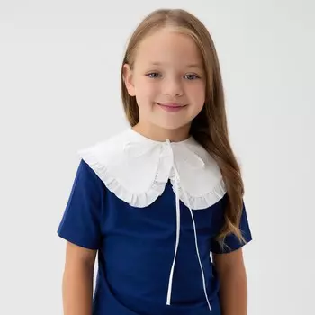 Воротник детский kaftan с рюшей, белый