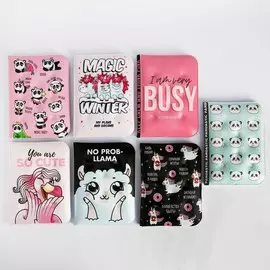 Воздушный ежедневник-облачко, микс, 92 л