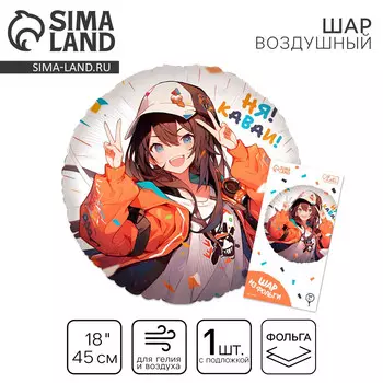 Воздушный шар фольгированный 18