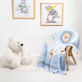 Вязаный плед