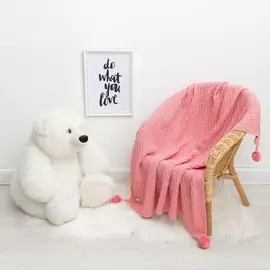 Вязаный плед