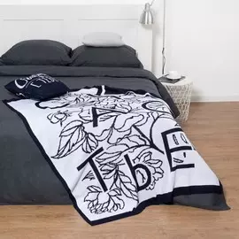 Вязаный плед