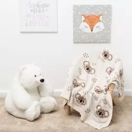 Вязаный плед