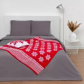 Вязаный плед