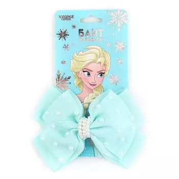 Выпускной. бант для волос на заколке, 11 см, холодное сердце