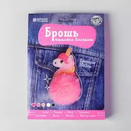 Вышивка бисером. брошь