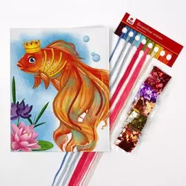 Вышивка крестиком с пайетками