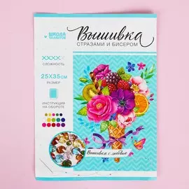 Вышивка стразами и бисером