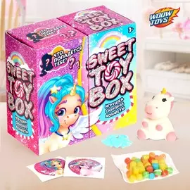 Игрушка сюрприз sweet toy box, конфеты, единорог