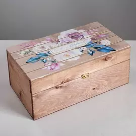 Ящик деревянный подарочный