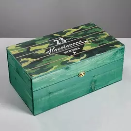 Ящик деревянный подарочный