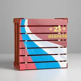 Ящик деревянный подарочный