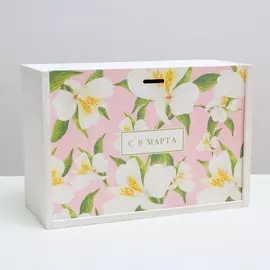 Ящик деревянный подарочный