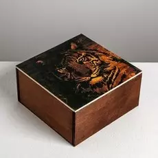 Ящик деревянный с магнитом