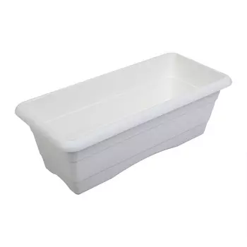 Ящик для цветов, 48 22 17 см, 10 л, белый