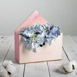 Ящик-конверт для цветов