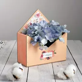 Ящик-конверт для цветов