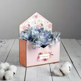 Ящик-конверт для цветов