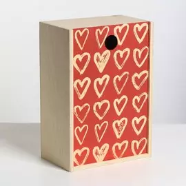 Ящик подарочный деревянный