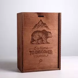 Ящик подарочный деревянный