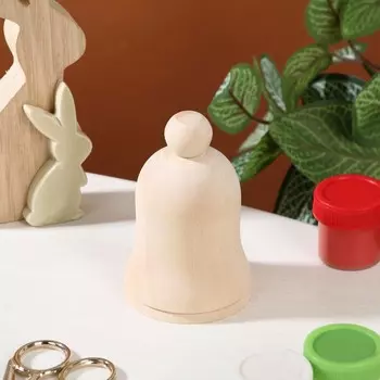 Заготовка для творчества колокольчик, 7 х d6 см