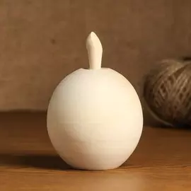 Заготовка для творчества шкатулка яблоко 7см