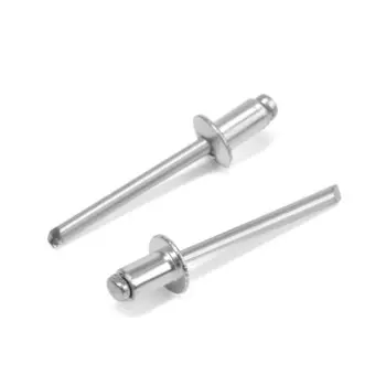 Заклепки тундра krep, вытяжные, алюминий-сталь, 4.88 мм, неокрашенные, 500 шт.