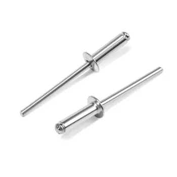 Заклепки тундра krep, вытяжные, алюминий-сталь, 4х14 мм, неокрашенные, 50 шт