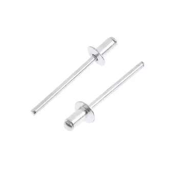 Заклепки тундра krep, вытяжные, алюминий-сталь, 4х8 мм, неокрашенные, 50 шт