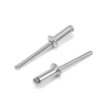 Заклепки вытяжные тундра krep, алюминий-сталь, 50 шт, 4.8 х 12 мм