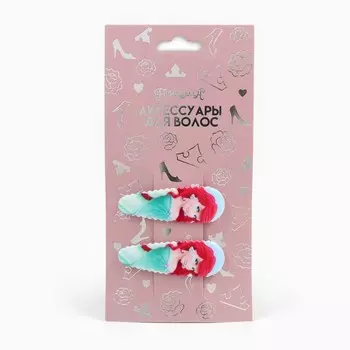 Заколки для волос, набор 2 шт., 5.5 см,