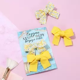 Заколки бантики для волос