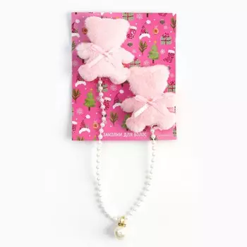 Заколки для волос новогодние