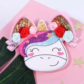 Заколки ушки для волос киса