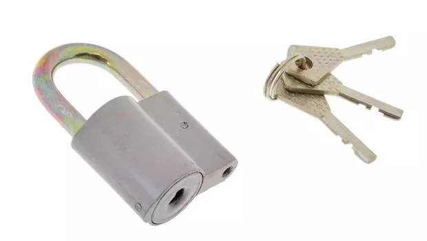 Замок навесной, 4266 мм, 3 ключа