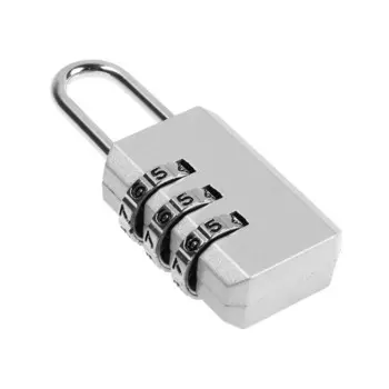 Замок навесной кодовый тундра zk003, серый