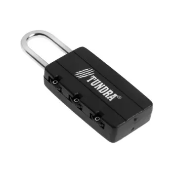 Замок навесной кодовый тундра zk007, черный