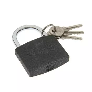 Замок навесной тундра 50 мм, 3 ключа, подвес