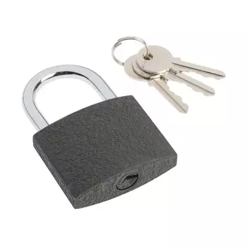 Замок навесной тундра onekey001, 63 мм, с одной секретностью, 3 ключа