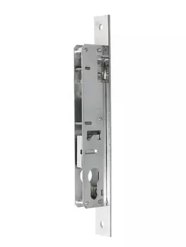 Замок врезной lockland, узкопрофильный, без ручек, backset 20 мм, под ц/м, роликовая защелка