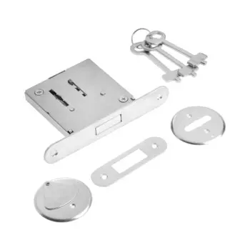 Замок врезной lockland, сувальдный, 85х75 мм, 3 ключа